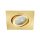 image 1 of BHS Sym Square IP65 Tiltable Downlight | Gold | Satin Brass | 1
