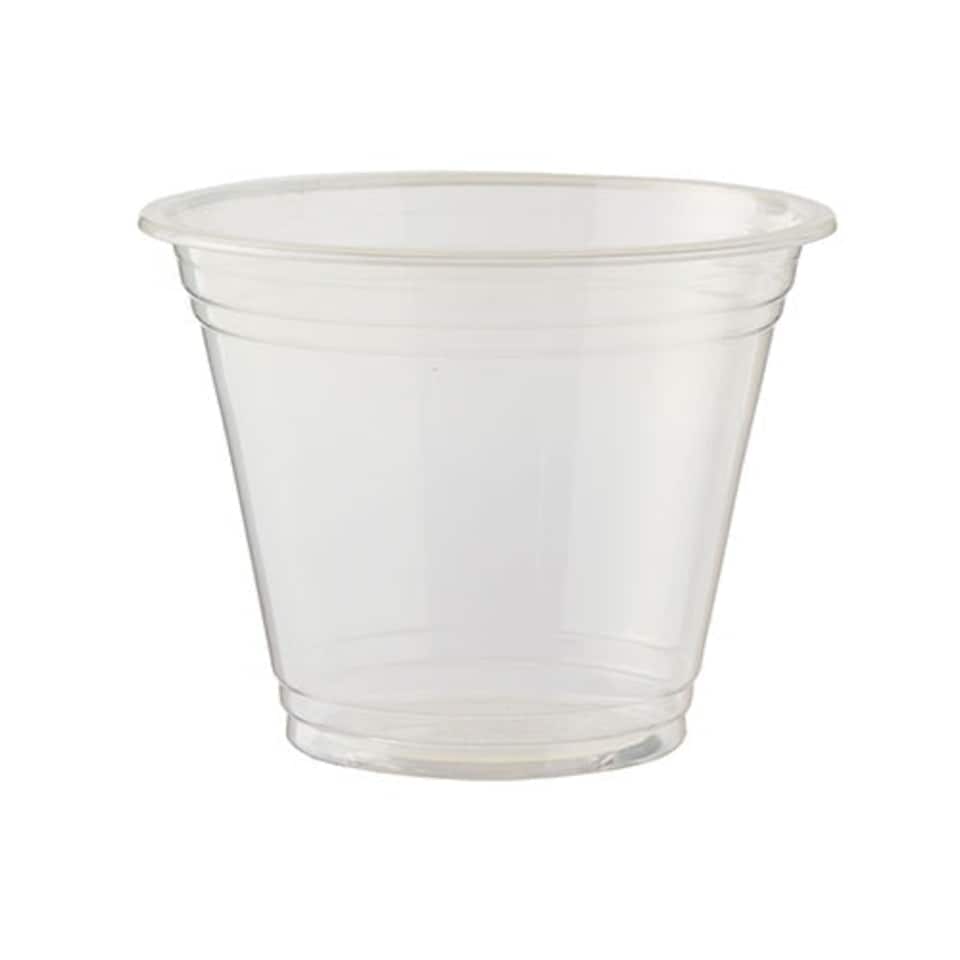 image 1 of PLA Clear Plastic Compostable Smoothie Cups 255ml - Pack of 50