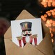 image 3 of Nutcracker Soldier Doll Toy Illustration Blank For Him Or Her Art Xmas Festive Christmas Card
