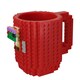 image 1 of Building Bricks DIY Puzzle Mug 400ml with Assorted Blocks Construction Brick Compatible Novelty Coffee Cup Gift Boxed Creative Design