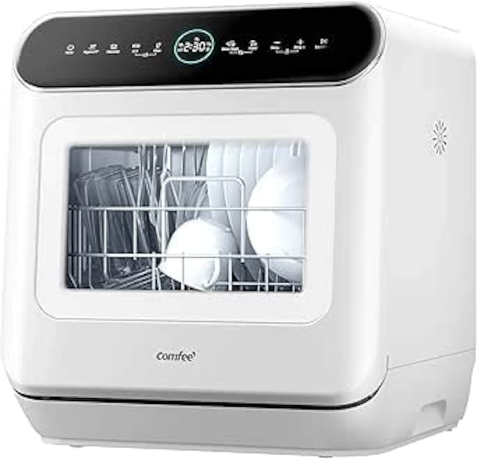 image 1 of Comfee Mini Plus Dishwasher with Built-in 6L Water Tank Hygiene Wash