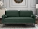 image 3 of Velvet Bottle Green 3 Seater Sofa BRINDISI