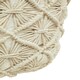 image 4 of Interiors by Premier West Village Pouffe Brown