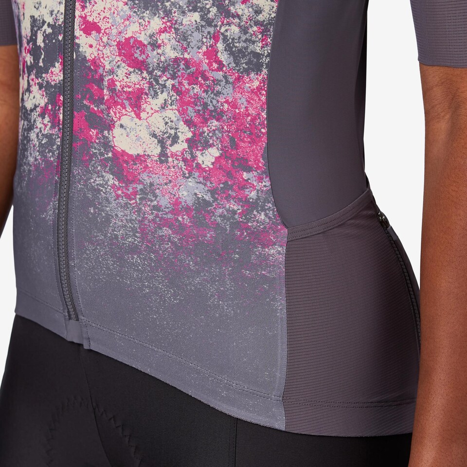 image 1 of Decathlon Unisex long-distance road cycling short-sleeved jersey, EDR Ultra