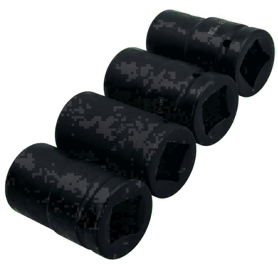image 1 of 1in Drive Deep Metric Impact Impacted Sockets 6 Sided 27mm - 33mm 4pc Set