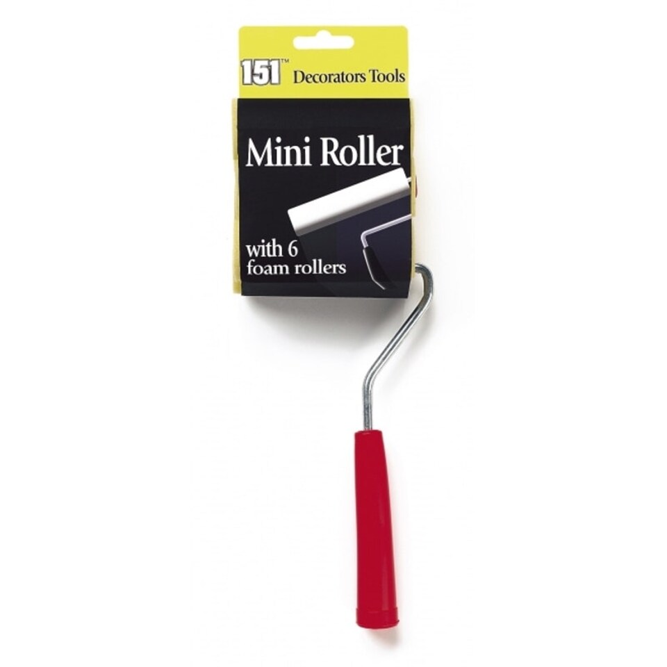 image 1 of Mini Roller & 6 Foam Rollers
