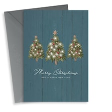 Traditional  Trees Christmas Card