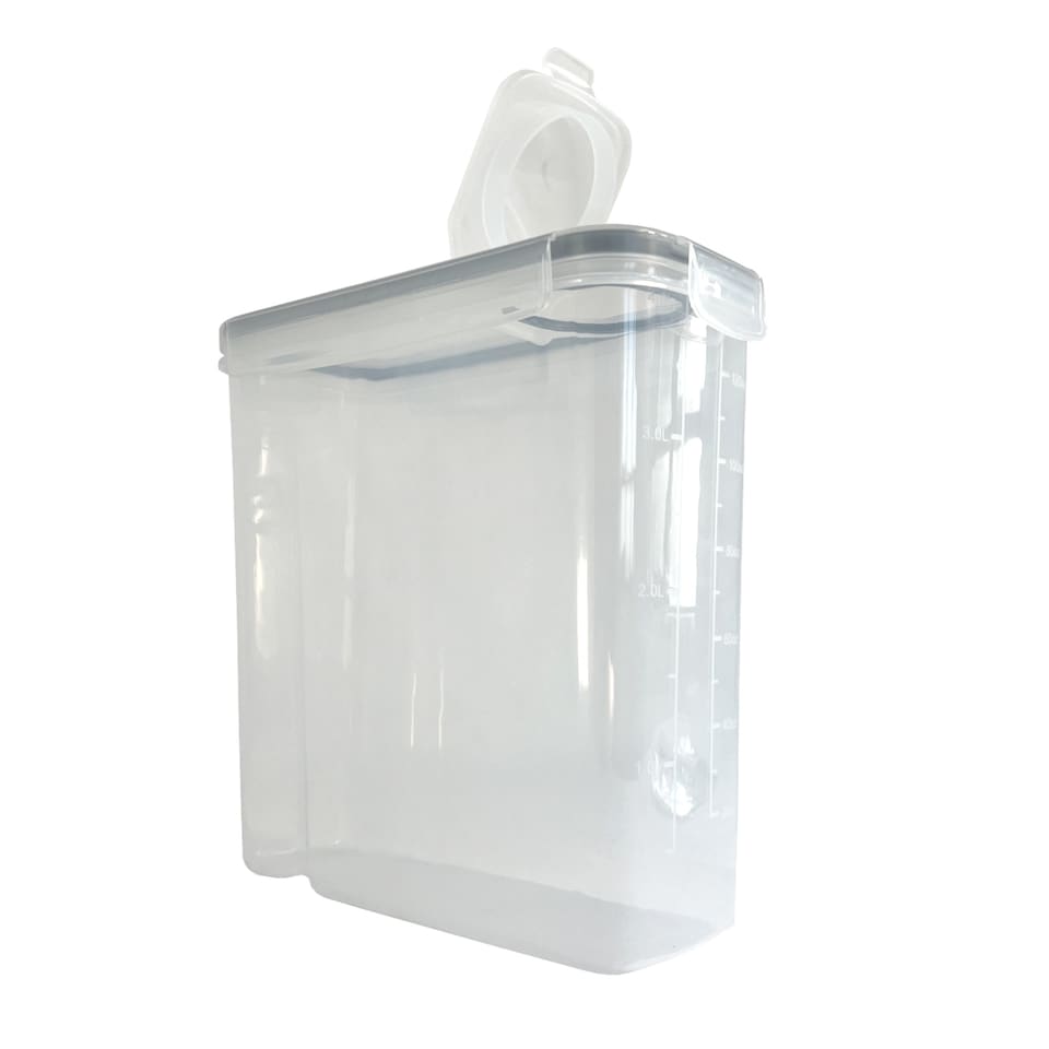 image 1 of 4pc Airtight Reusable Plastic Kitchen Food Storage Container Organiser Set