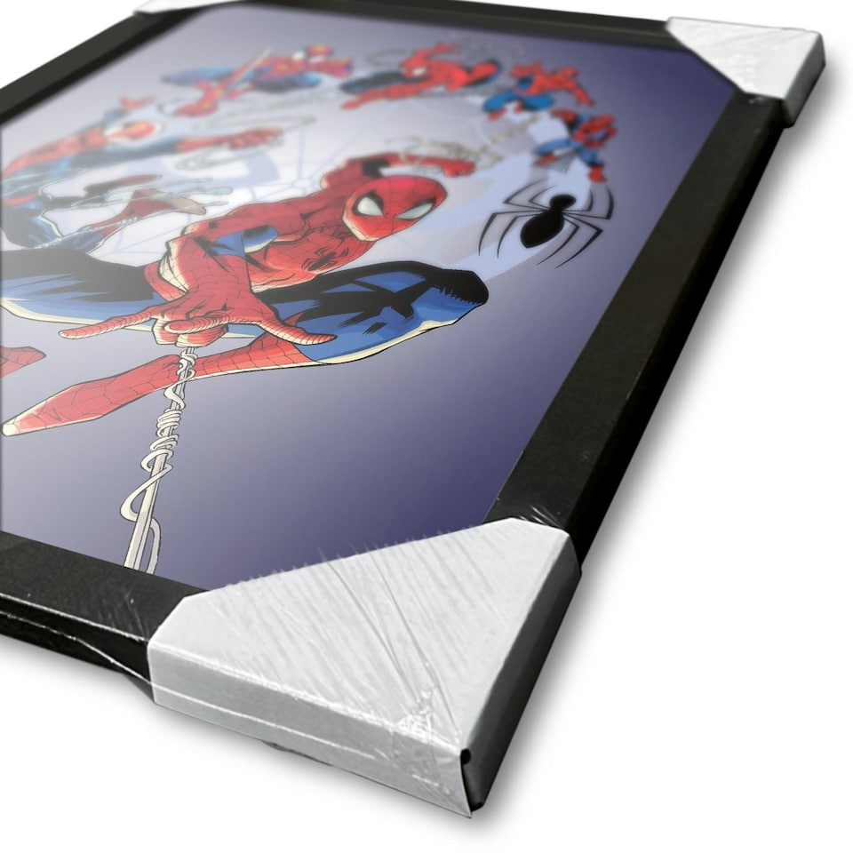 image 1 of Spider-Man (Circle) Framed 30x40cm Print