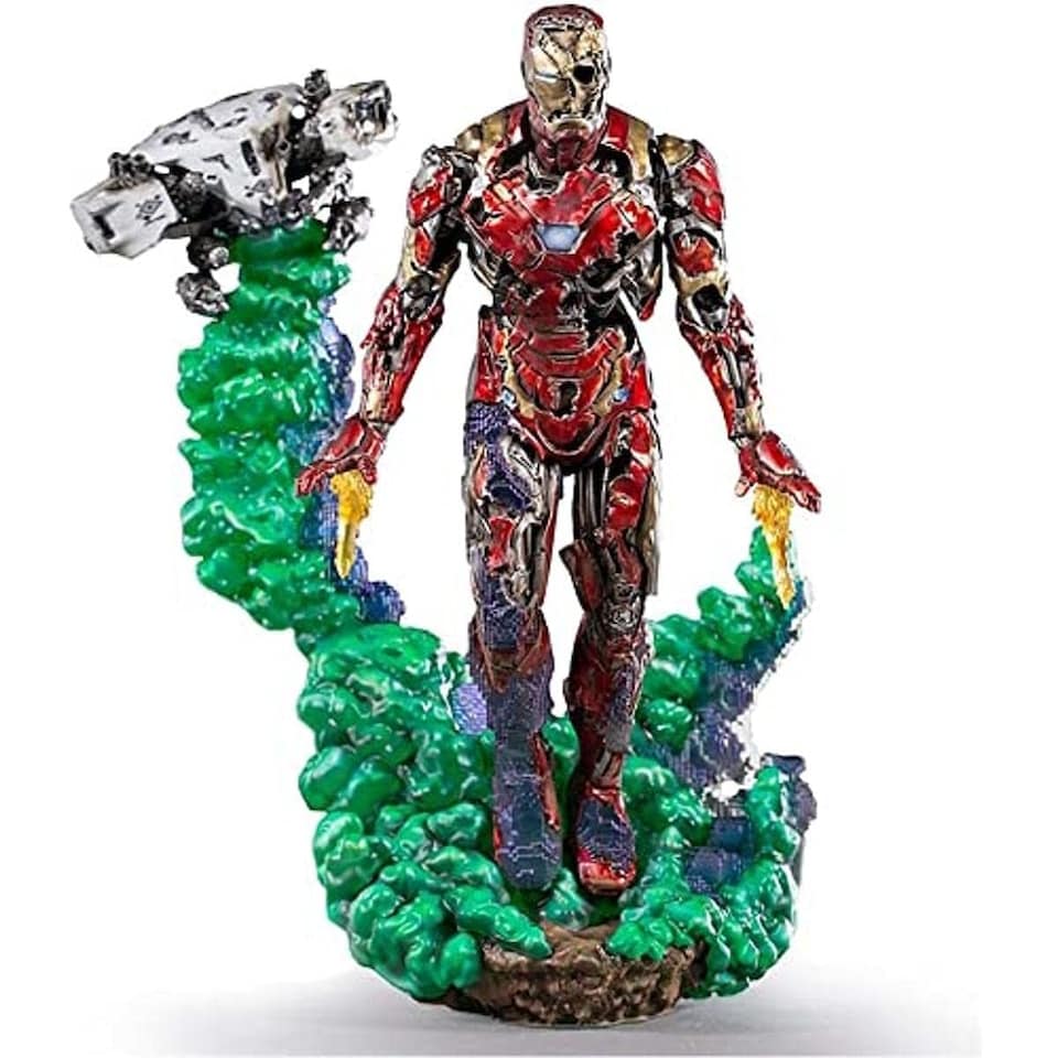 IronStudios - Spiderman Far From Home: Iron Man Illusion Deluxe BDS 1:10 Art Scale /Figures - Iron Studios