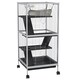 image 1 of PawHut Rolling Small Animal Cage for Chinchillas Ferrets Kittens W/ Ramp Grey