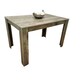 image 1 of Dining Table Brown Wood Kitchen Place for 4 Seats, Dining Table Only (Brown H 75 x L 117 x W 77 cm) Brown