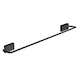 image 1 of Cosmic Wall Mounted Towel Rail with Black Matte Finish for Bathroom 61 cm