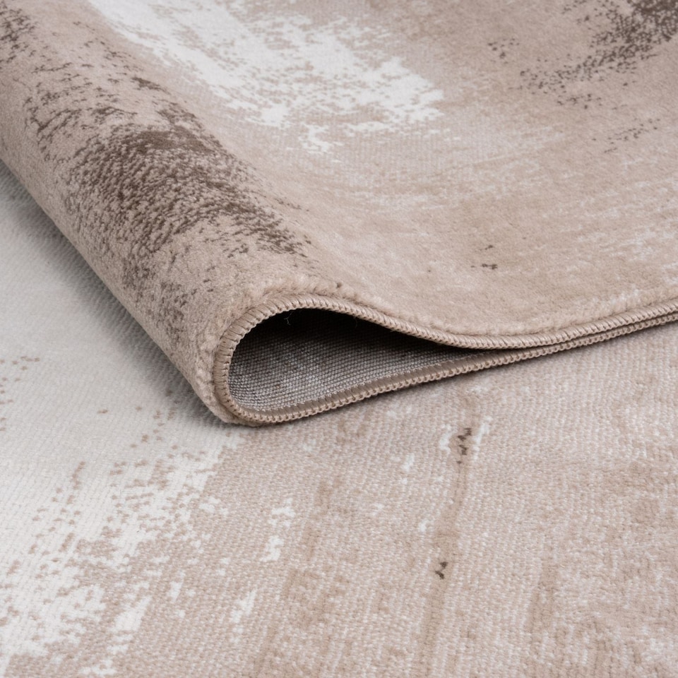 The Rugs Elaris Stain Resistant Abstract Distressed Living Room Floor ...