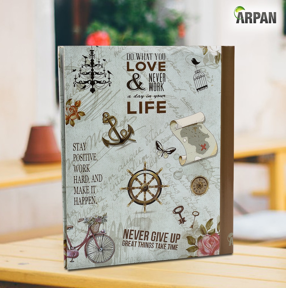 image 1 of ARPAN Large Self Adhesive Photo Album – 20 Sheets / 40 Sides – Holds Various Sized Photos up to A4 Size – Sticky Page Memory Scrapbook Album