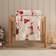 image 1 of Duvet Day Elfie  Printed Fleece Throw | Cream | Cream/Mint | 1