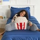 image 3 of OHS Popcorn Cuddle Cushion Novelty Reading Pillow | Multi | Red