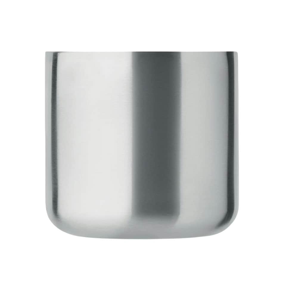 image 1 of MidOcean Acero Double Wall 350ml Mug - Matt Silver - One Size