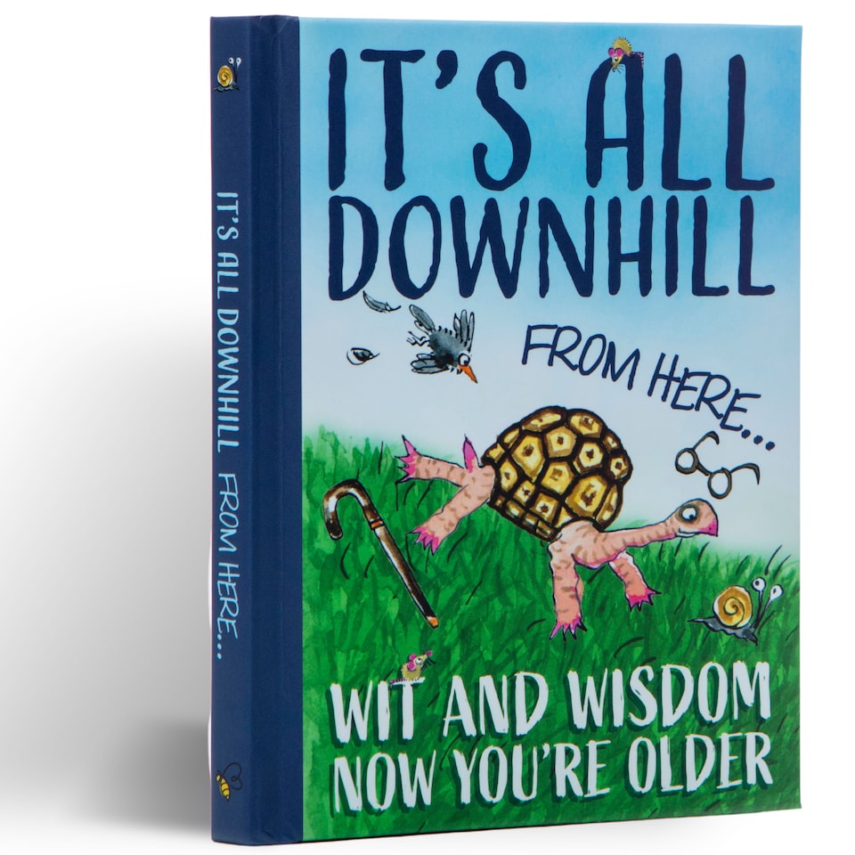 image 1 of It's All Downhill From Here Gift Book