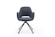image 1 of Ioannis Pyramid Style Dining Chair (Pack of 2) - L58 x W61.5 x H81.5 cm - Blue | Grey