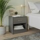image 8 of 1-Drawer Wooden Bedside Cabinet Brown | Colour: Antique Oak