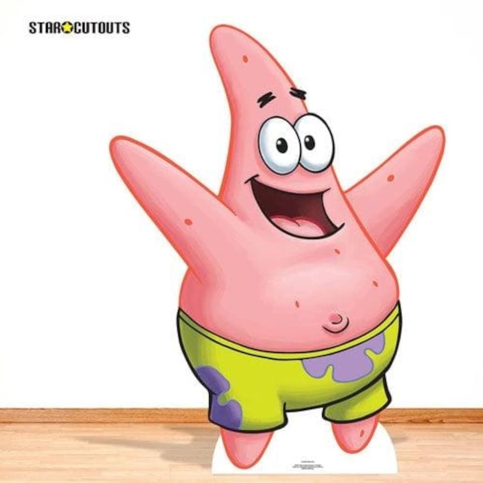 image 1 of Patrick Star (SpongeBob SquarePants) Lifesize Cardboard Cutout 123cm