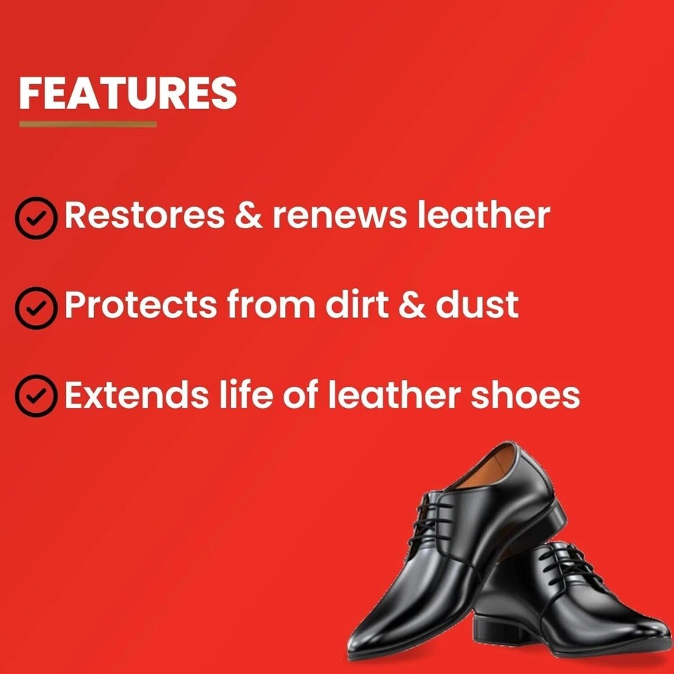 image 1 of Kiwi Shoe Polish Wax - Classic Shine and Protection for Leather 50ml