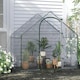 image 2 of Outsunny Portable Walk-in PVC Greenhouse w/ Zipped Door for Flowers Plant