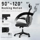 image 3 of Rattantree Ergonomic Office Chair With Headrest & Lumbar Support