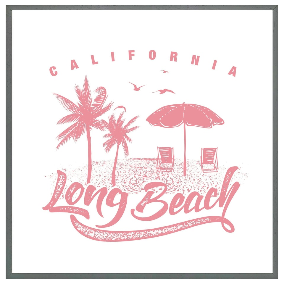 image 1 of Cali long beach (Picture Frame) Grey | L