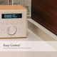 image 5 of Bluetooth Speaker with DAB/DAB+/FM Radio, Dual Alarm Clock, USB MP3 Playback & AUX-In – August MB420K