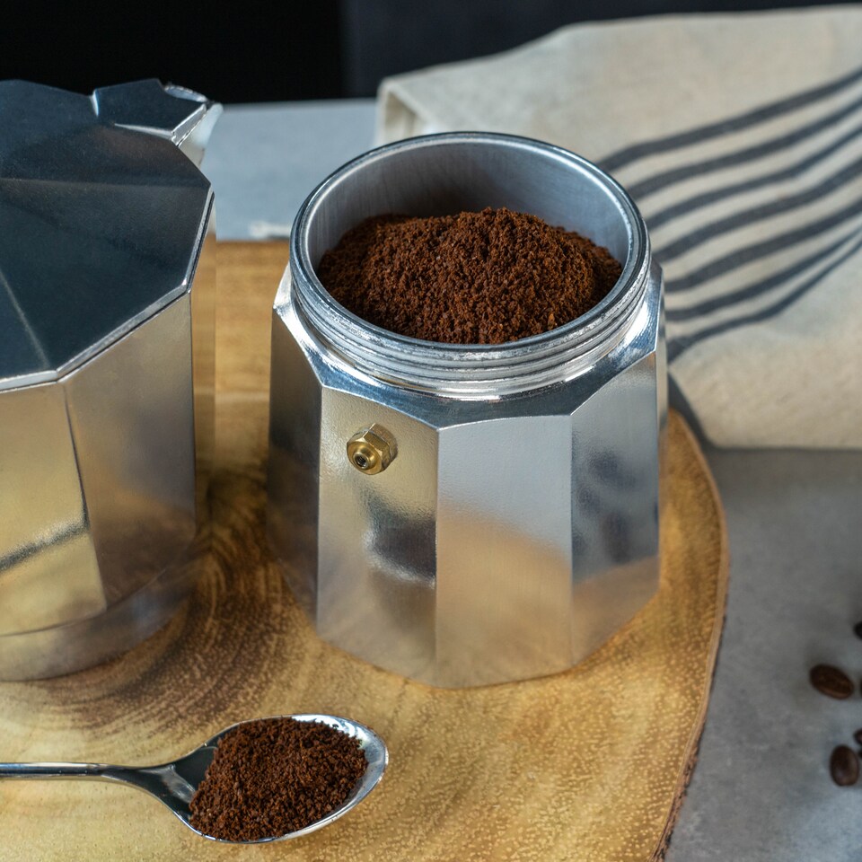 image 1 of Grunwerg 9 Cup Cafe Ole Espresso Maker