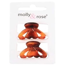 Molly And Rose  Tort Heart Detail Clamps Assorted 7704 | Multi | 2