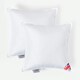 image 1 of Homescapes Luxury Super Microfibre Cushion Pad Insert Inner 45 x 45 cm (18 x 18 inches) - Pack of 2 | White | 45 x 45 cm (18 x 18")