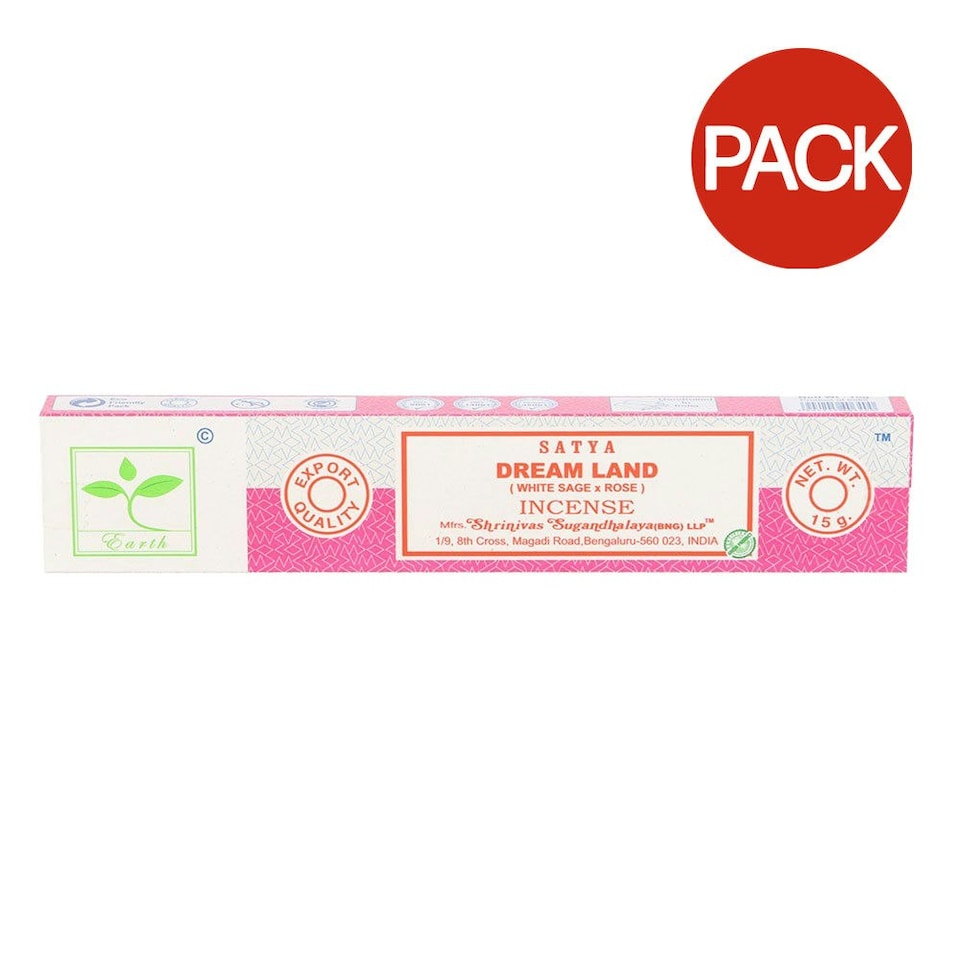 image 1 of Satya Dream Land Earth Incense Sticks (Pack of 6) - Brown - One Size