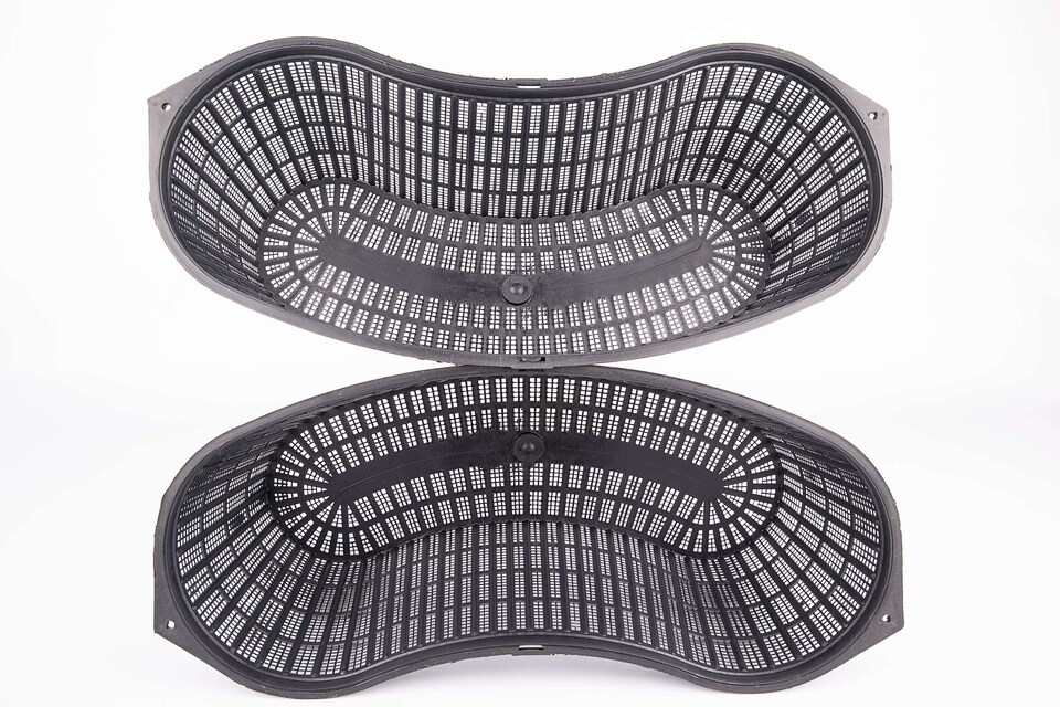 image 1 of Aquatic Pond Planting Basket - Contour Kidney - 46cm / 8 Ltr - Mesh Plant Pot for Water Garden Ponds, Protects Roots