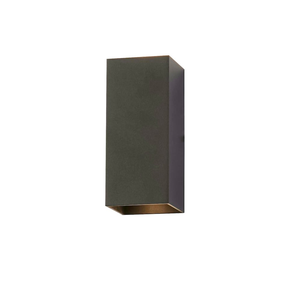image 1 of London Square Up and Down Wall Light Black
