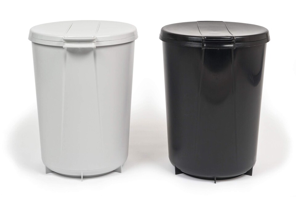 image 1 of Durable 40L Round Waste Bin Black | Strong Recycling Bin | DURABIN | Black