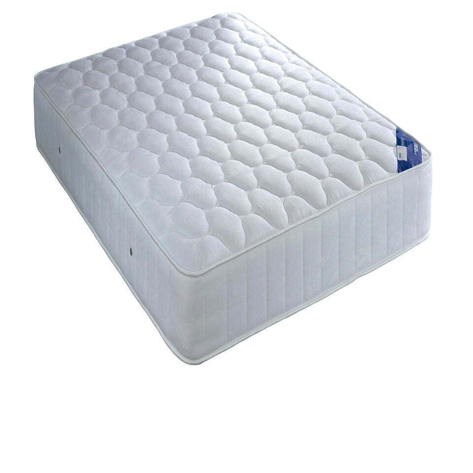 image 1 of Dawson White Wooden Ottoman Bed And Neptune Spring Mattress Double N/A