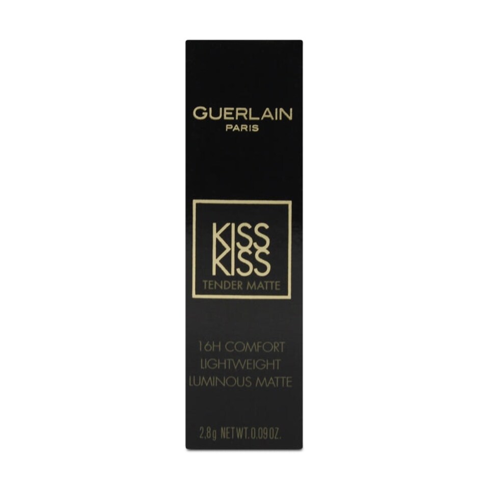 image 1 of Guerlain Kiss Kiss Tender Matte Red Lipstick 775 Kiss Rouge N/A