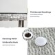 image 4 of Direct Wicker Outdoor 4‑Person Rattan Round Dining Table, Aluminum Frame with Tempered Glass Top & Umbrella Hole