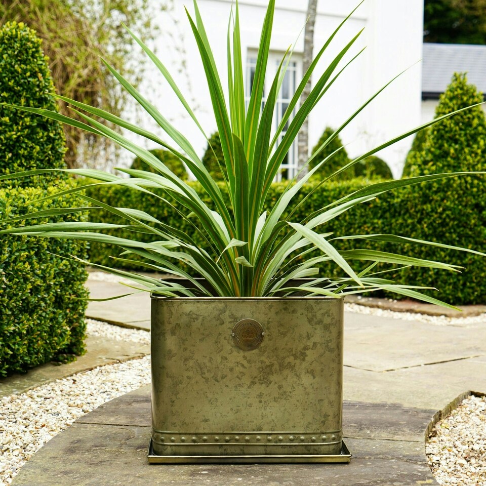 image 1 of Kew Regency Outdoor Planter Bronze