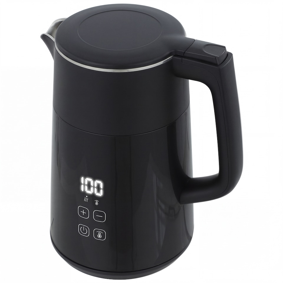 image 1 of HOMCOM 1.7L Fast Boil 3000W Electric Kettle with LED Display