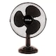 image 1 of 12 Inch 3 Speed Oscillating Black Electric Desk Home Office Fan