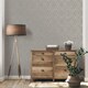 image 3 of Fine Decor FD43152 Miya Geo Wallpaper, Grey