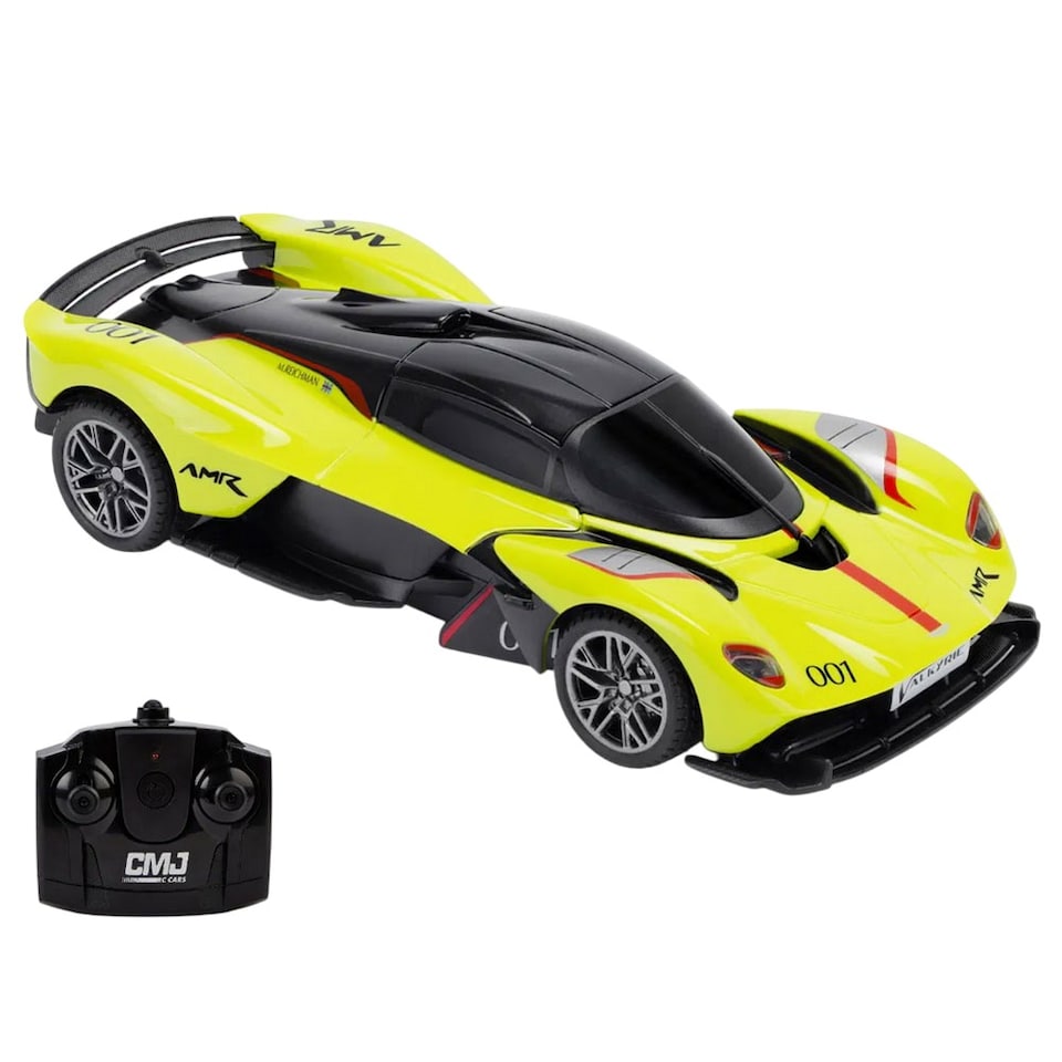 image 1 of Aston Martin  Valkyrie Radio Controlled Car | Yellow | Yellow/Black | One Size | 1
