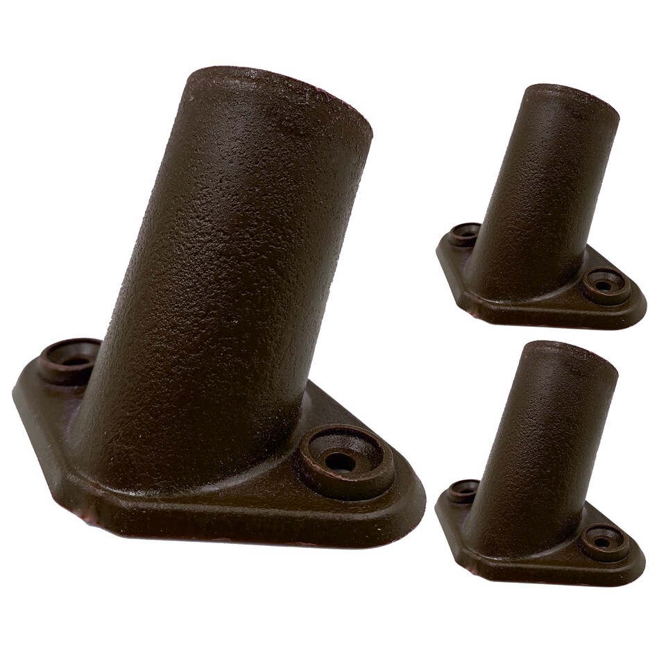 image 1 of The Dustpan and Brush Store Heavy Duty Plastic Broom Bracket - 3 Pack