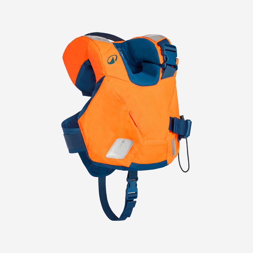 image 1 of Decathlon Baby Kids 100N life jacket LJ100N Easy Baby 10-15 kg - orange blue