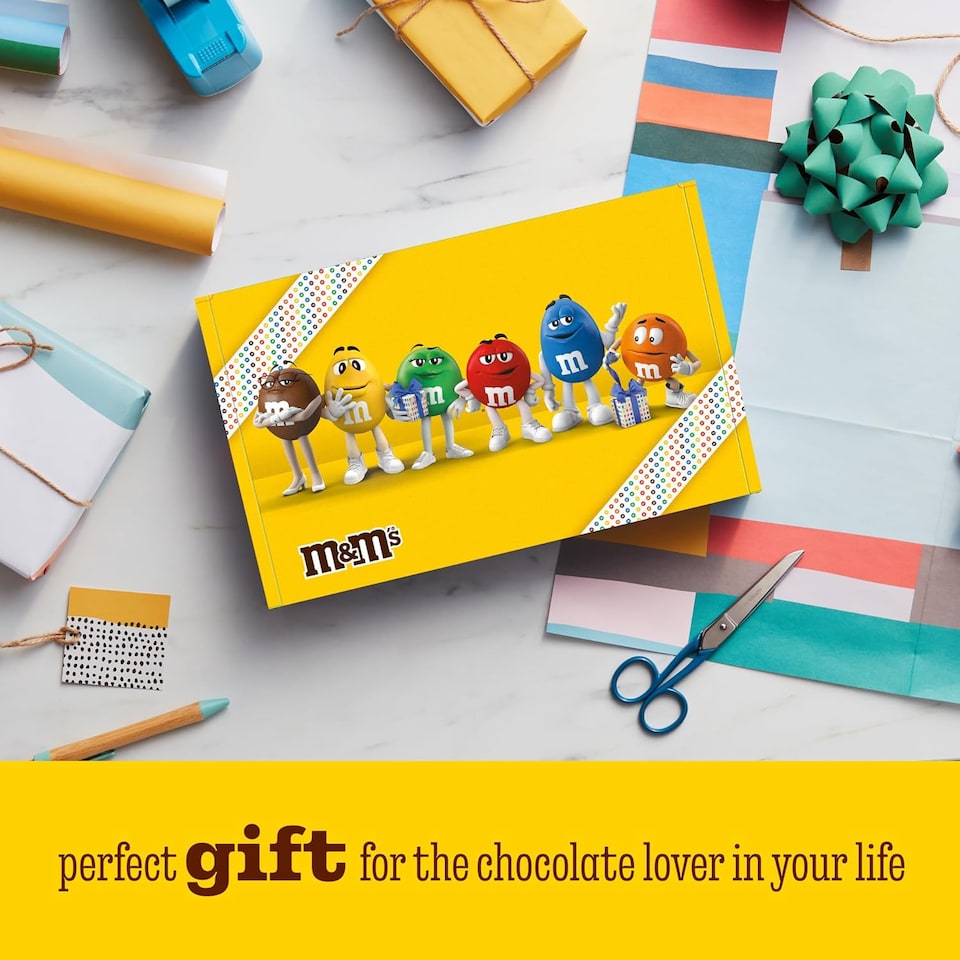 image 1 of M&M's Variety Chocolate Hamper Gift Box Gift for Him and Her, Perfect for Birthday, Thank You or Celebration Gifts