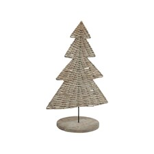 Hill Interiors The Noel Collection Wicker Christmas Decoration - Brown - One Size